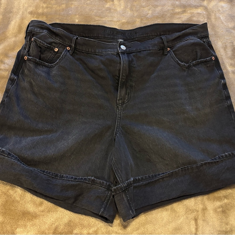 American Eagle Outfitters Black Jean Shorts 20